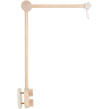 Drewniany uchwyt do karuzeli, naturalny