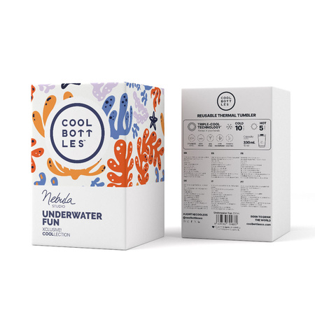 Cool Bottles Kubek termiczny 330 ml Xclusive! Nébula – Underwater Fun