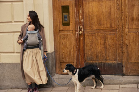 BABYBJORN - nosidełko Harmony 3D Mesh, Szary Beż