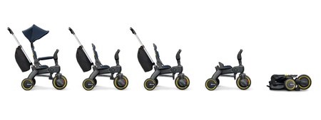 Doona - Składany Rowerek Trójkołowy Liki S3 - Deep Blue