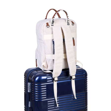 Childhome Plecak Family Club Signature Teddy Off white