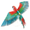 Piececool Puzzle Metalowe Model 3D - Szkarłatna Papuga