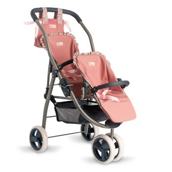 Wózek spacerówka podwójna dla lalek Martina Asi 3712015