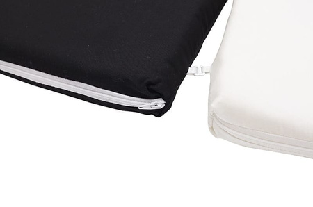 Ochraniacz modułowy Domki do łóżeczka 120x50cm, czarno-biały