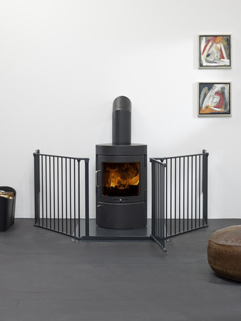 Baby Dan - Osłona kominka Flex XL, czarny