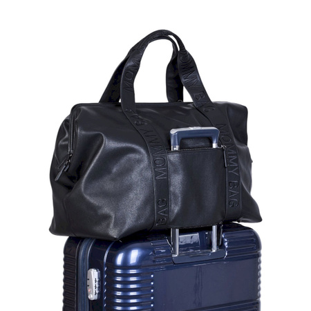 Childhome Torba Mommy Bag Signature Vegan Leather Black
