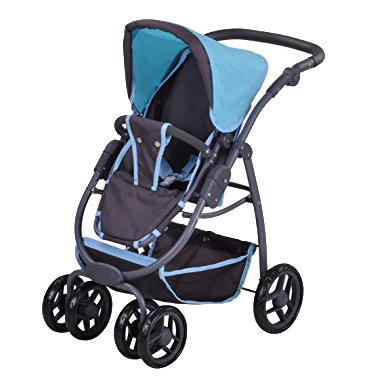 Niebieski wózek dla lalek Coco Knorr Toys 90780