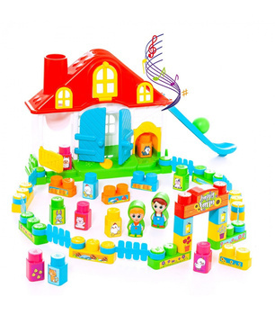 Molto klocki farma 30 elementów + naklejki samoprzylepne