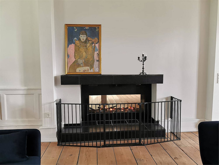 Baby Dan - Osłona kominka Flex XL, czarny