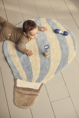 Filibabba Dywan dla dzieci Air balloon Pearl Blue
