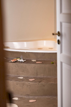 Filibabba Mini maty silikonowe do kąpieli 6 szt. Whales Rose Mix