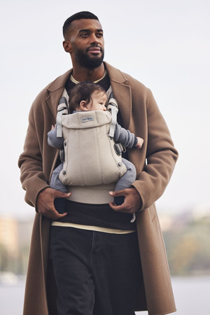 BABYBJORN - nosidełko Harmony, Woven Jasny Beż melanż