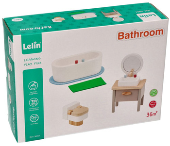 Mebelki do domku dla lalek Łazienka