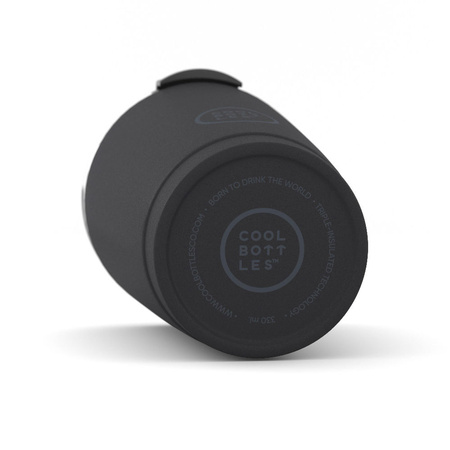 Cool Bottles Kubek termiczny 330 ml Mono Black