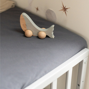 Prześcieradło na przewijak 70x50 cm Grafit