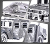 Piececool Puzzle Metalowe Model 3D - Wojskowy Pojazd Terenowy