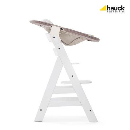 hauck leżaczek 2w1 Alpha Hearts Grey