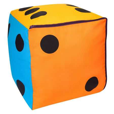 Kostka edukacyjna Tęczowa XXL Kropki