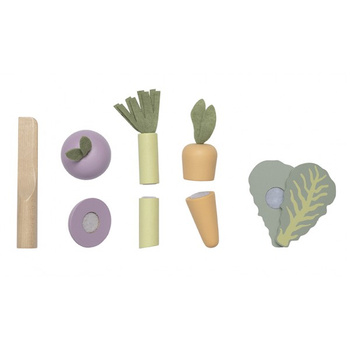 Drewniane warzywa do krojenia i układania Jabadabado