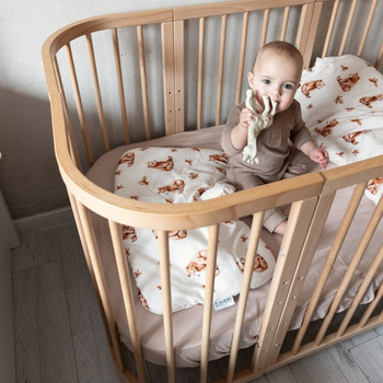 Bambusowa poduszka dziecięca 60x40 Niedźwiadki