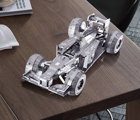 Piececool Puzzle Metalowe Model 3D - Wyścigówka