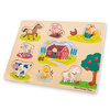 New Classic Toys drewniane puzzle farma 8 elementów