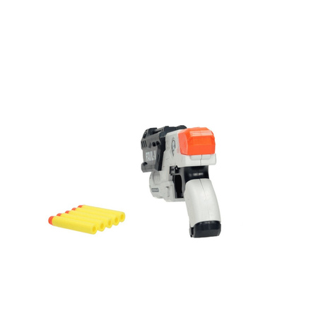 Toi-Toys FOAM STRIKEX pistolet 'White L' + 5 strzałek
