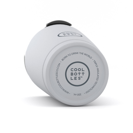 Cool Bottles Kubek termiczny 550 ml Mono White