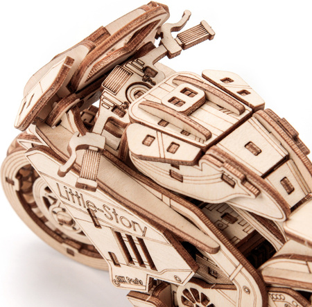 Little Story Drewniane Puzzle Model 3D - Motocykl Grand Prix