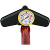Dunlop pompka rowerowa z manometrem czerwona