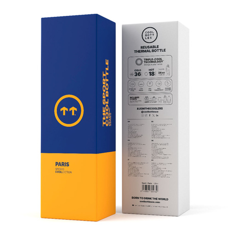 Cool Bottles Butelka termiczna Sport 725 ml Triple cool Paris
