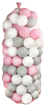 Piłki 7cm - 100 szt. MIX 3 kolory GIRL