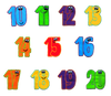 Zestaw edukacyjny Liczby 11 szt. AKSON