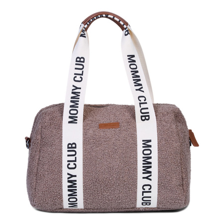 Childhome Torba do wózka Mommy Club Signature Teddy Soft brown