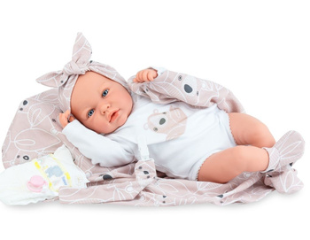 Lalka Ane Polar z kocykiem Marina & Pau 1218