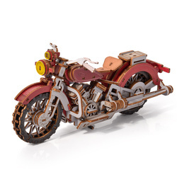 Little Story Drewniane Puzzle Model 3D - Motor Comanche
