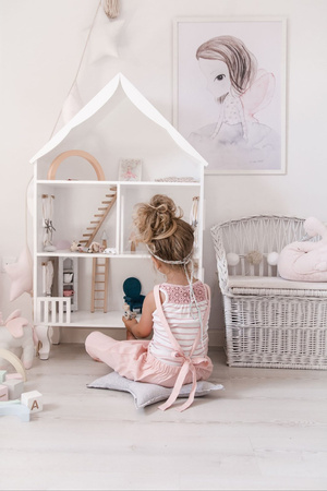 Domek dla lalek na nogach ludwikowskich Charlotte