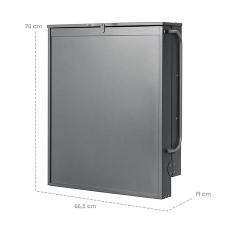 roba przewijak ścienny antracyt + mata do przewijania roba Style szara