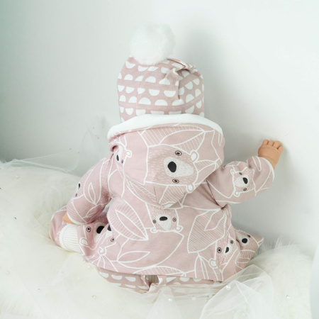 Munecas Arias lalka Dunya 38 cm – szaro-biały strój