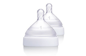 Born Free Smoczkek do butelek wolny przepływ - 2 sztuki