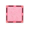Cleverclixx - Klocki magnetyczne Glitter Tiles Pack Transparent / Pink - 16 el.