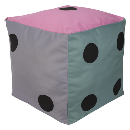 Kostka edukacyjna pastelowa XXL Kropki