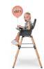Childhome Krzesełko do karmienia Evolu 2 Natural/Anthracite