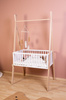 Childhome Łóżeczko Tipi 50x90 cm + Wieszak na ubrania