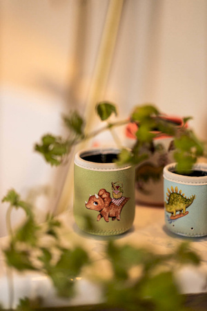 Filibabba Neoprenowe zabawki do kąpieli Dinos Kubeczki