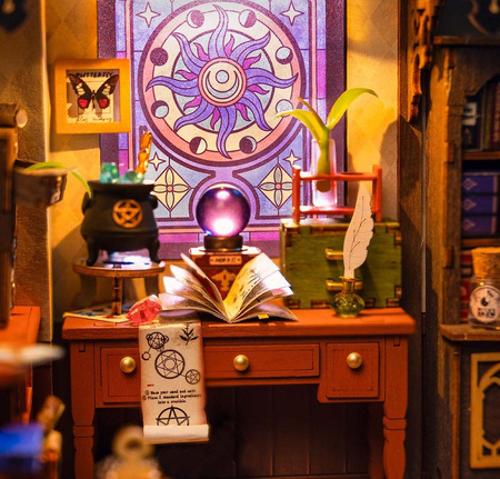 ROBOTIME Składany Drewniany Model Puzzle 3D - The Magic Study