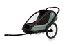 Hamax - Przyczepka rowerowa COCOON, podwójna - Green/black