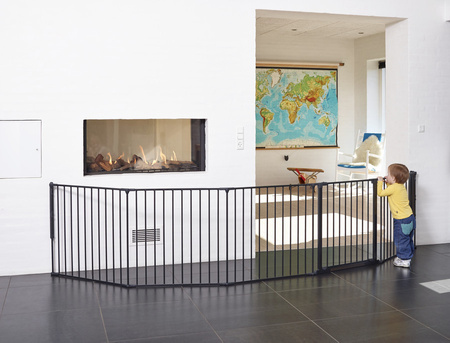 Baby Dan - Osłona kominka FLEX XXL, czarny