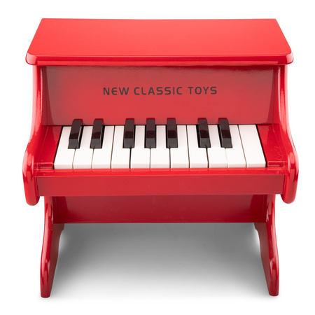 New Classic Toys Pianino czerwone – 18 klawiszy