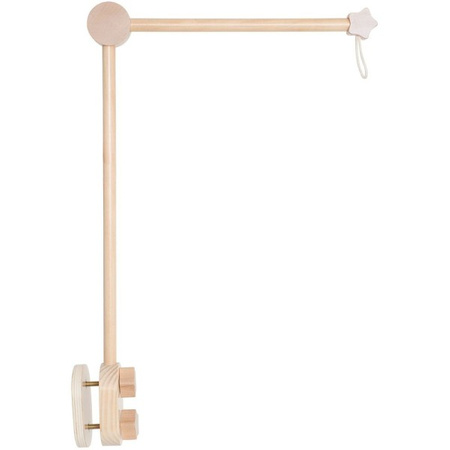 Drewniany uchwyt do karuzeli, naturalny